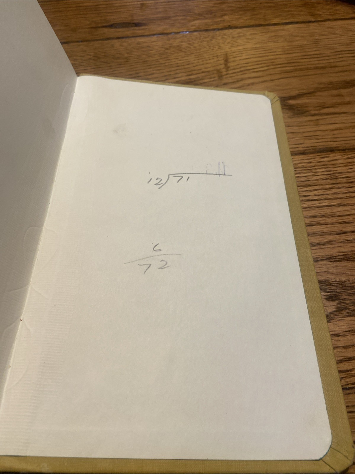 Boorum & Pease Memo Record Book # 6572 It Measures 9 X 5 7/8”