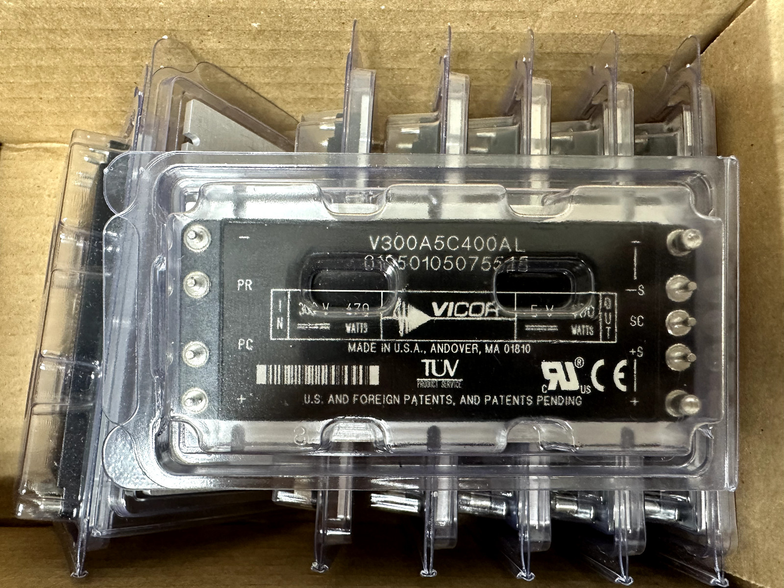 Vicor V300A5C400AL DC to DC Power Supply Module, 300v Input, 5v 400W Output