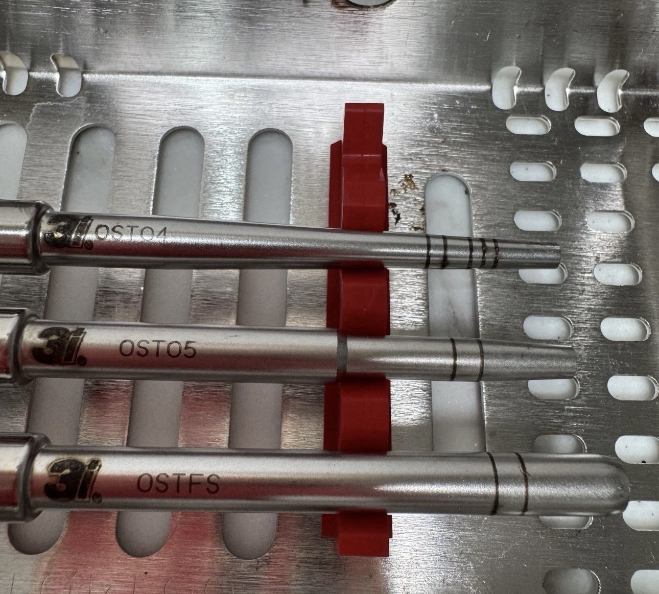 Zimmer Biomet 3i Summers Osteotome Set OSTO1-5 & OSTFS w/ Hu-Friedy Case