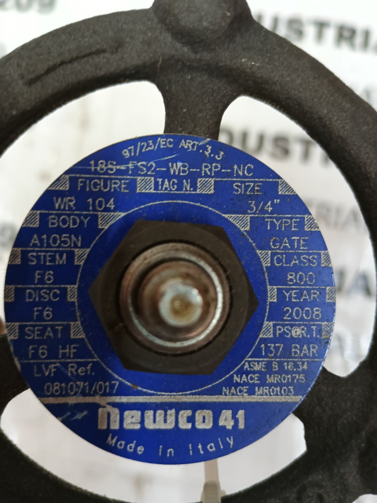 3/4» NEWCO-41 WR104 TYPE GATE SOCKET