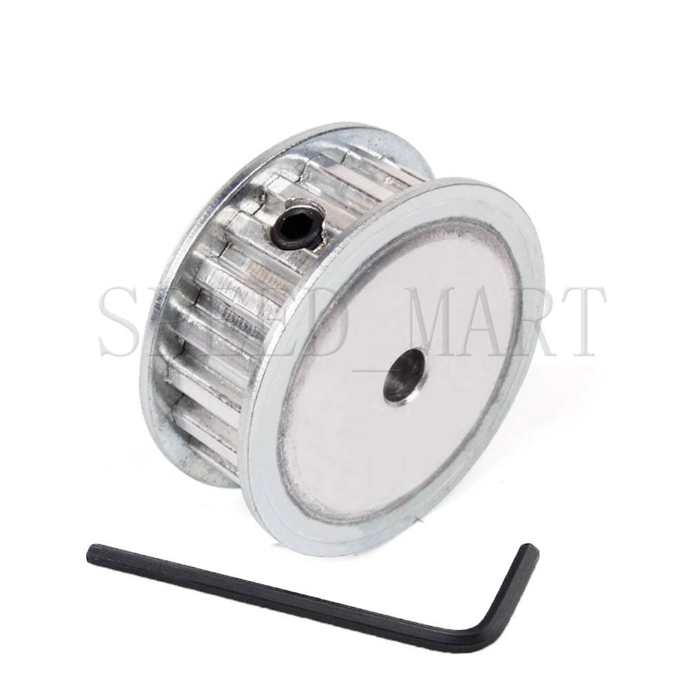 AF Type XL Aluminum Timing Belt Pulley 12 Tooth 6.35mm Bore for Stepper Motor