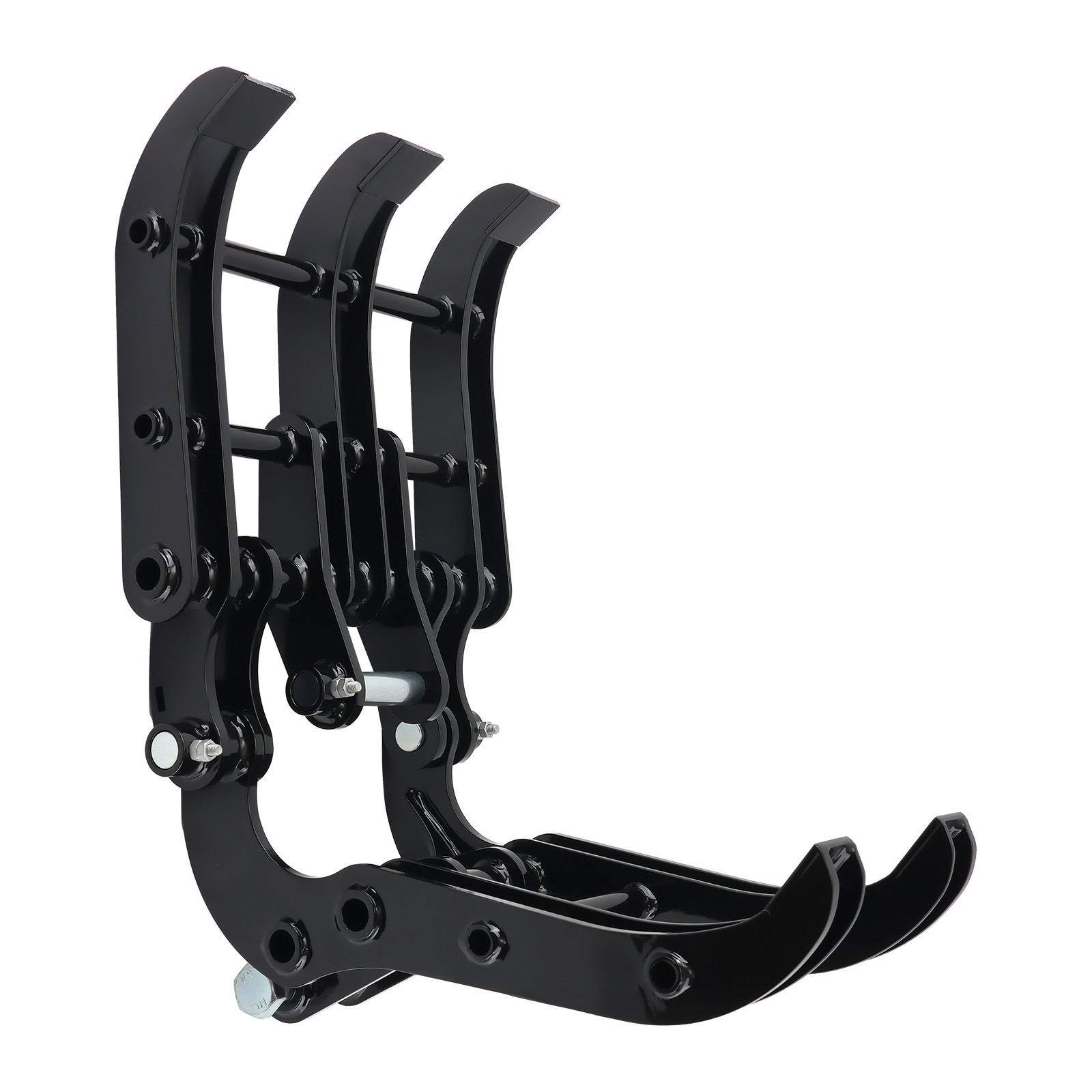 Durable Steel Grapple for Mini Excavator 0.8-1.8T Powder Coated Finish
