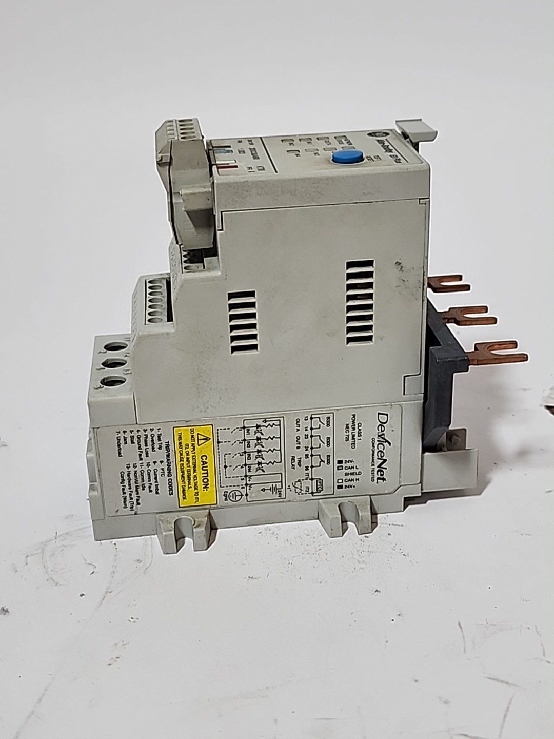 Allen-Bradley 592-EC2DC Electronic Overload Relay 9-45A Series A Solid State