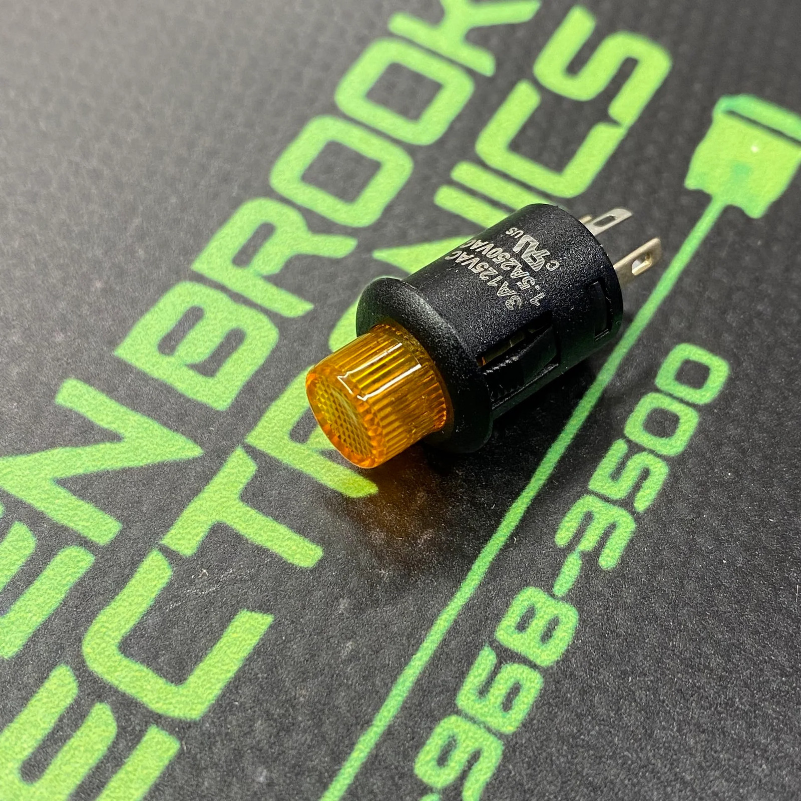 54-701-A – NTE – SWITCH, SPST OFF ON PC Amber 3V B