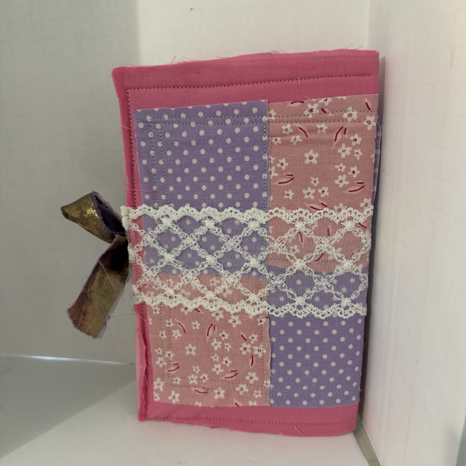 Handmade Patchwork Junk Journal Shabby Chic 9×6