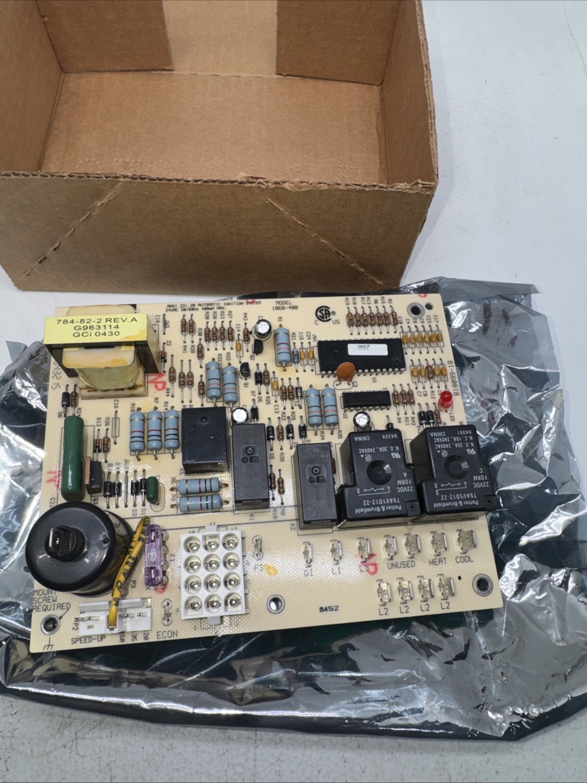 Goodman DSI Control Board PCBAG123S 1068-400-I 1068-400-I HV3