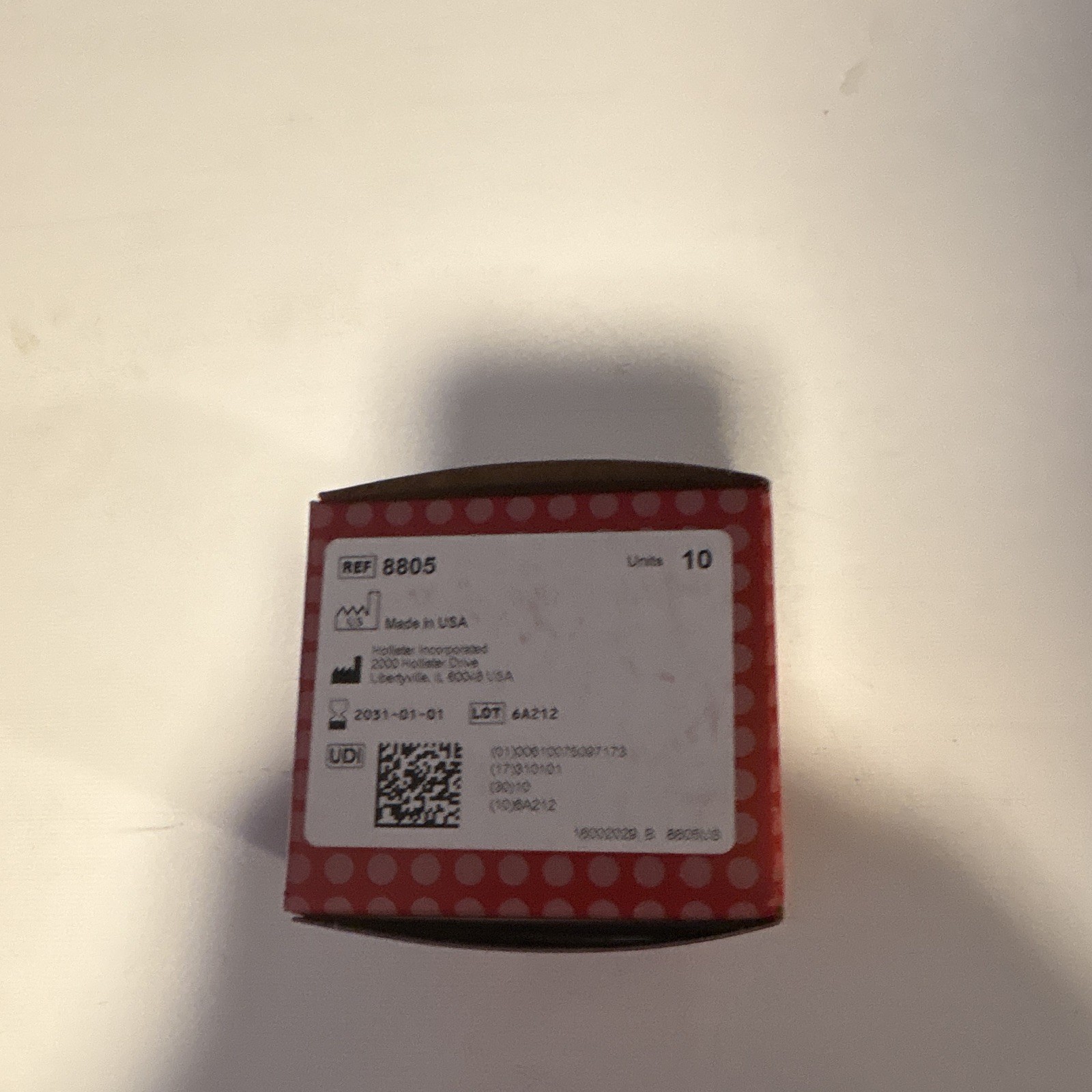 Hollister 8805 Ostomy Supplies 10 Units, MPN 8805