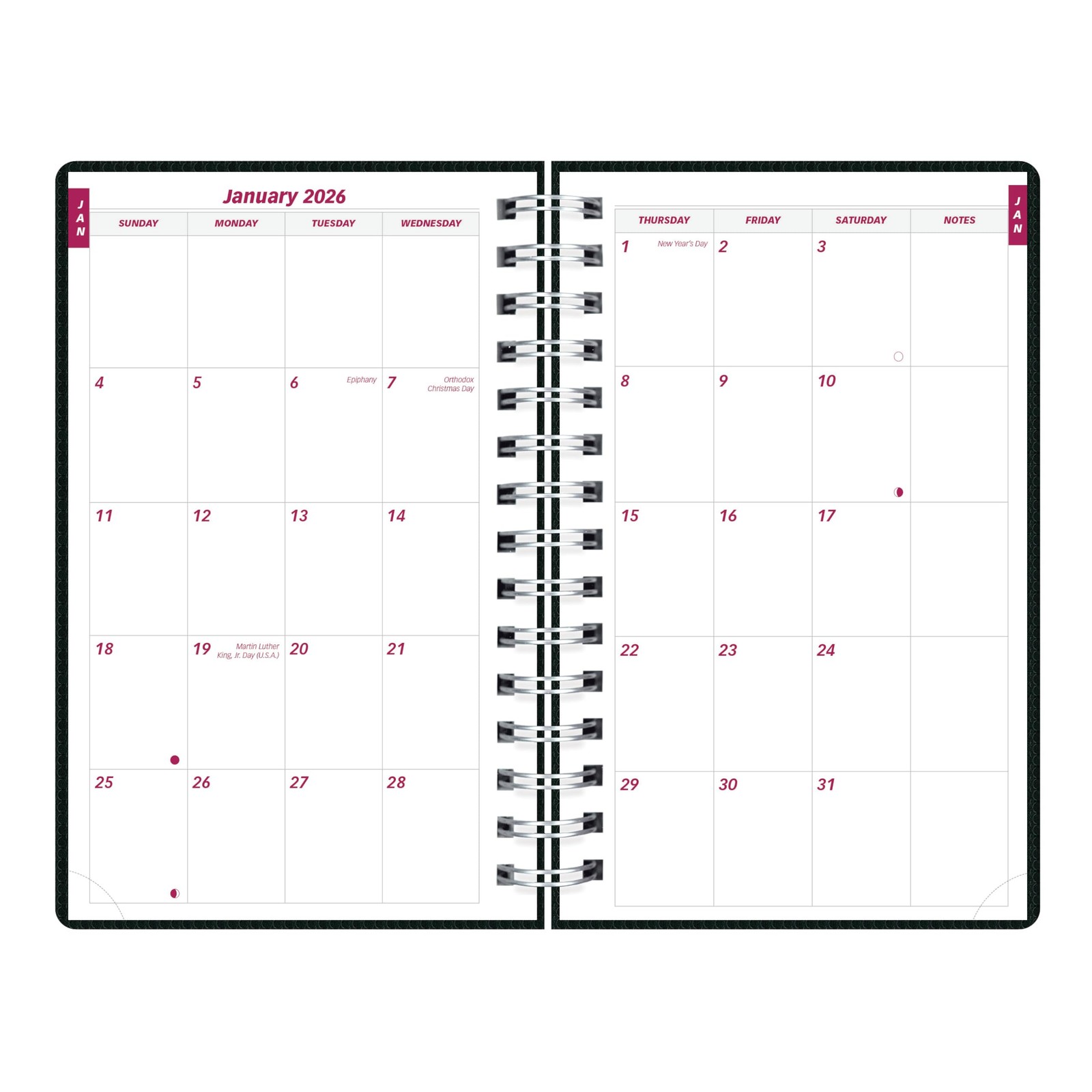 ® 2026 DuraFlex Daily/Monthly Planner, Appointment Book, 12 Months, January t…