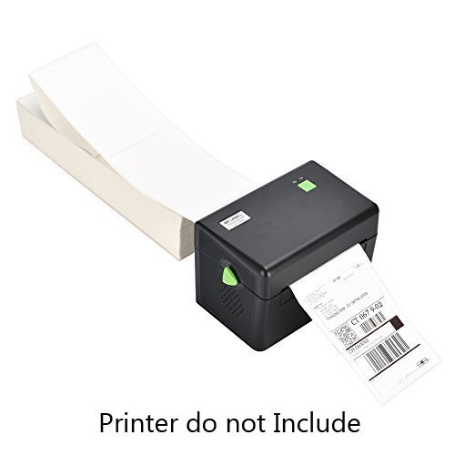 8000 Fanfold 4×6 Direct Thermal Labels Barcode Shipping Labels for Zebra & Rollo