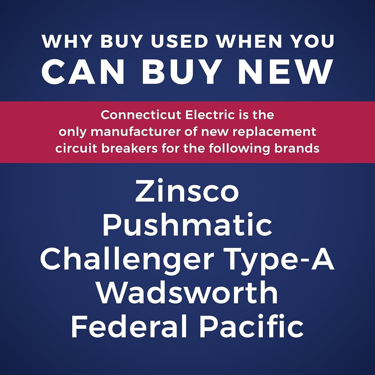 New Federal Pacific Electric Stab-Lok NC220 Replacement. Two Pole 20 Amp Thin…