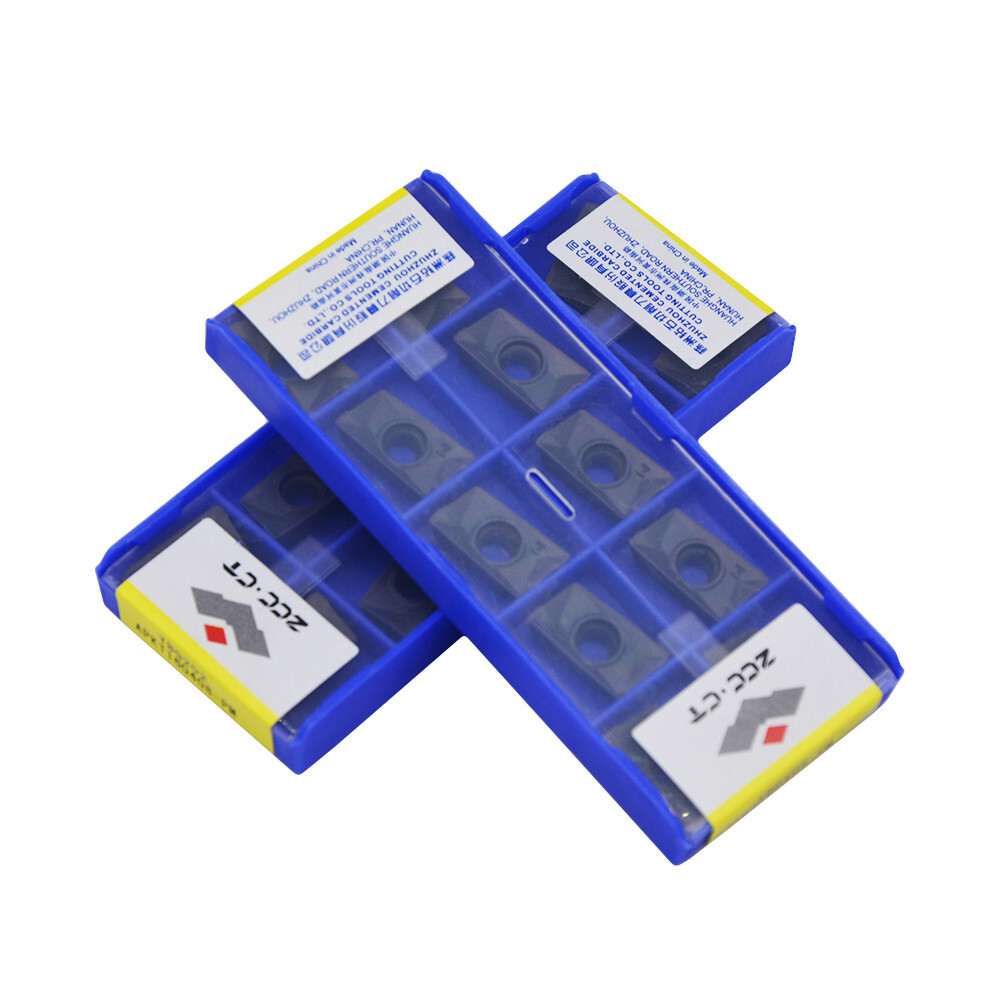 ZCC·CT 20pcs APKT160408-PM YBG202 CNC Milling Inserts Free Shipping