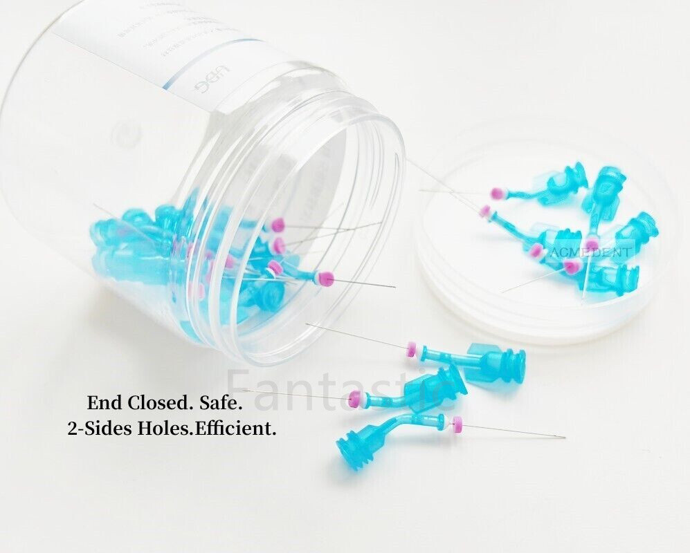 2Hole Dental Irrigation Tips Irrigator Delivery Tip Endo Root Canal Flushing UDG