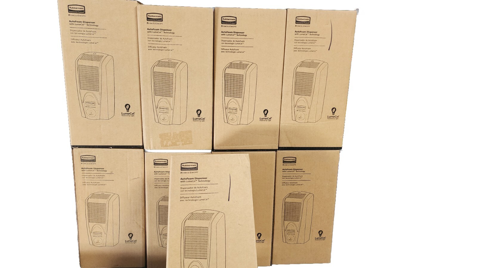 Rubbermaid AutoFoam Dispenser Touchless Office Restaurant Soap Holder – LOT OF 9
