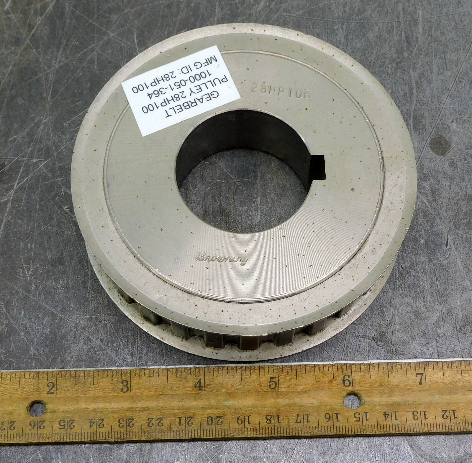 Browning 28HP100 Timing Gear Belt Pulley 28 Teeth 1″ Belt Width