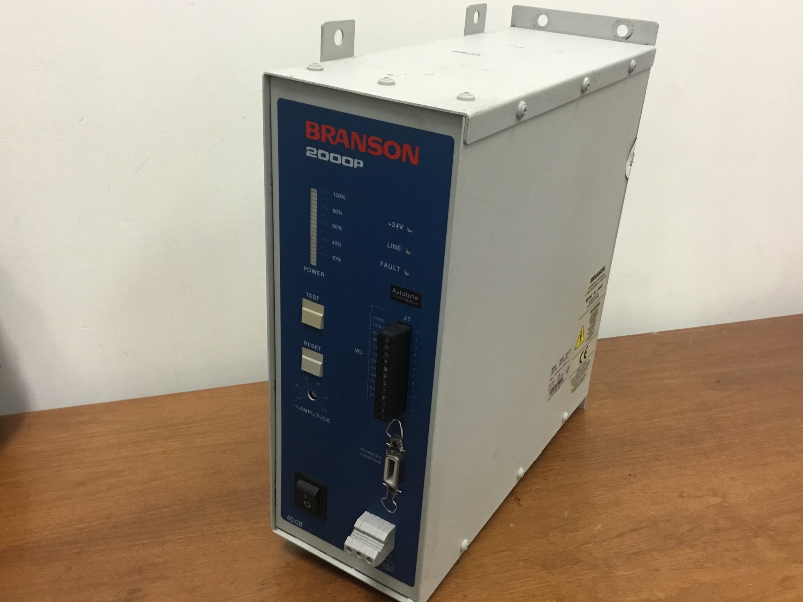 Branson – 2000P – 40:0.8 – Ultrasonic Generator Power Sealer Plastic Welding