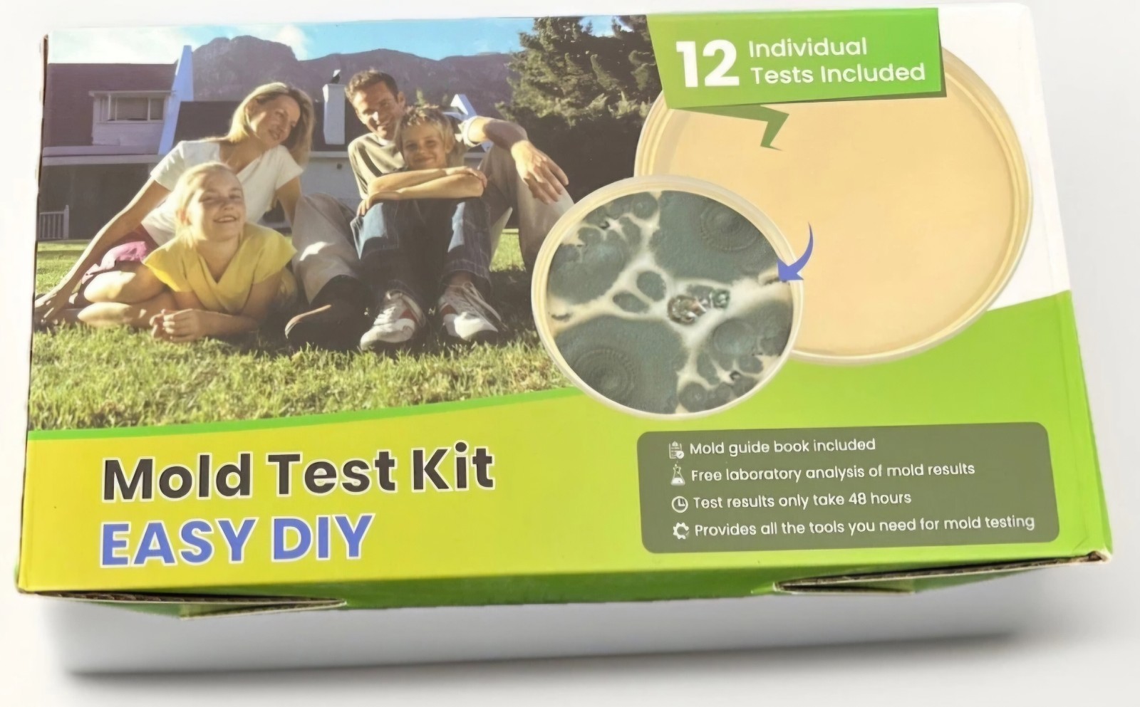 Mold Test Kit for Home – 12 PCS DIY Mold Detector with Detailed Identification