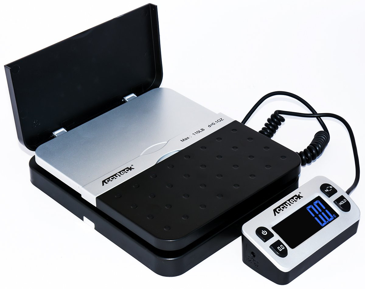 ACCUTECK 8580 High Capacity 110 Lbs High Accuracy 0.1OZ Digital Postal Scale wit