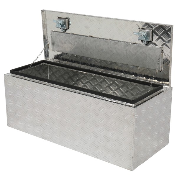 42″ Aluminum Under Body Toolbox 5 Bar Tread Silver