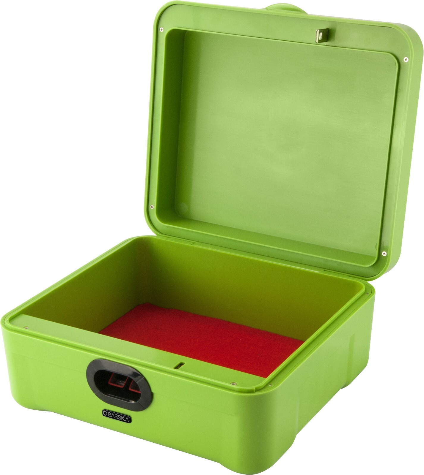 Barska AX12458 Large Portable Safe Biometric Fingerprint Jewelry Lock Box Safe