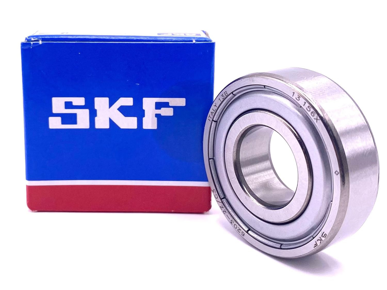 SKF Italy 6203 ZZ C3 Deep Groove Ball Bearing, Rubber Sealed, 6203 2Z C3 17X40X