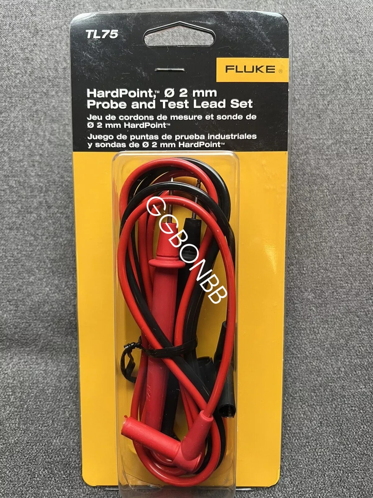 NEW 10PCS Fluke TL75 Hard Point 2mm Probe & Test Lead Set FedEx or DHL or UPS