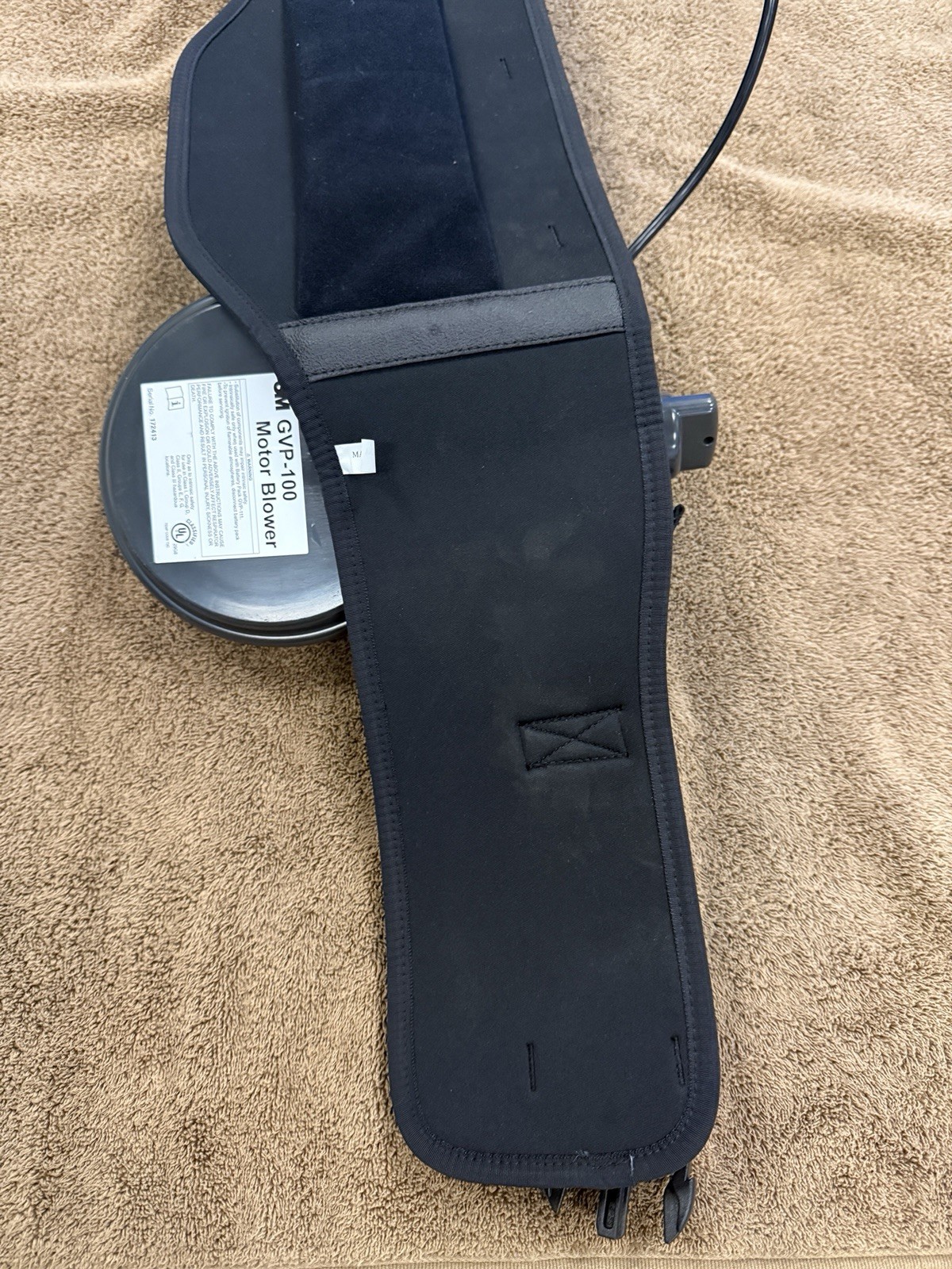 3M PAPR Lot – GVP-100 Motor/Blower Unit, GVP-111 Battery, CB-1000 Belt & Cord