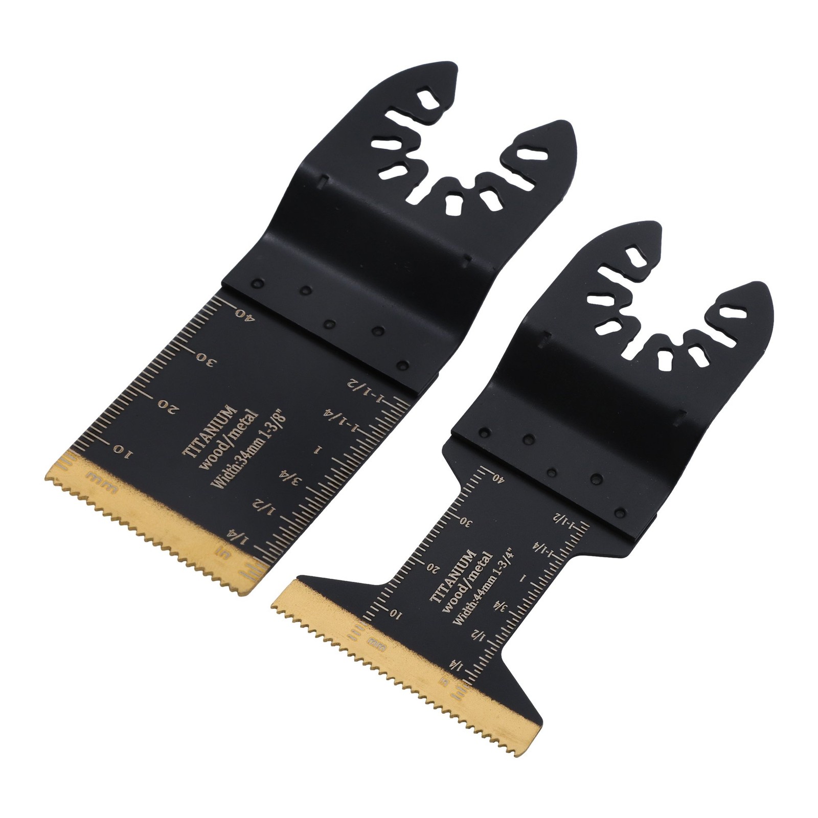 Multi Tool Blades -30Pcs Titanium Oscillating Tool Blades for Metal Wood Plastic