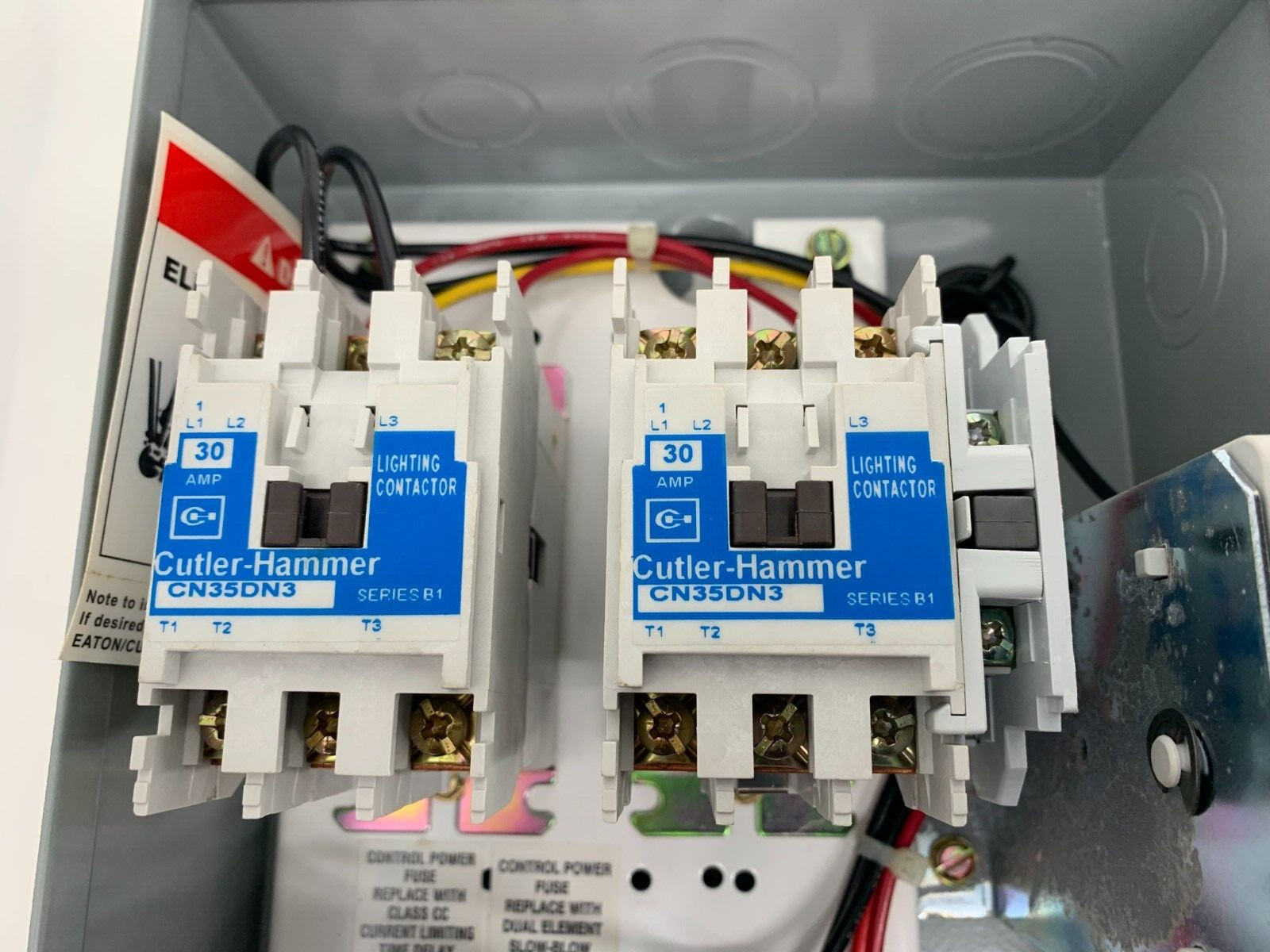 Eaton Cutler-Hammer ECL03C1C6A Electrically Held Lighting Contactor 30A 6P 480V