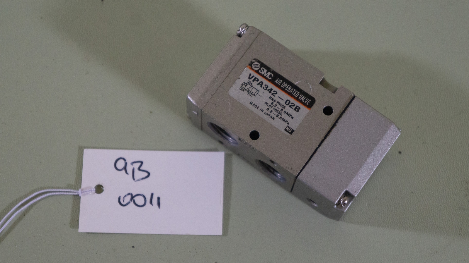 SMC VPA342-02B Air Operated Valve / 0.2-0.8 MPa