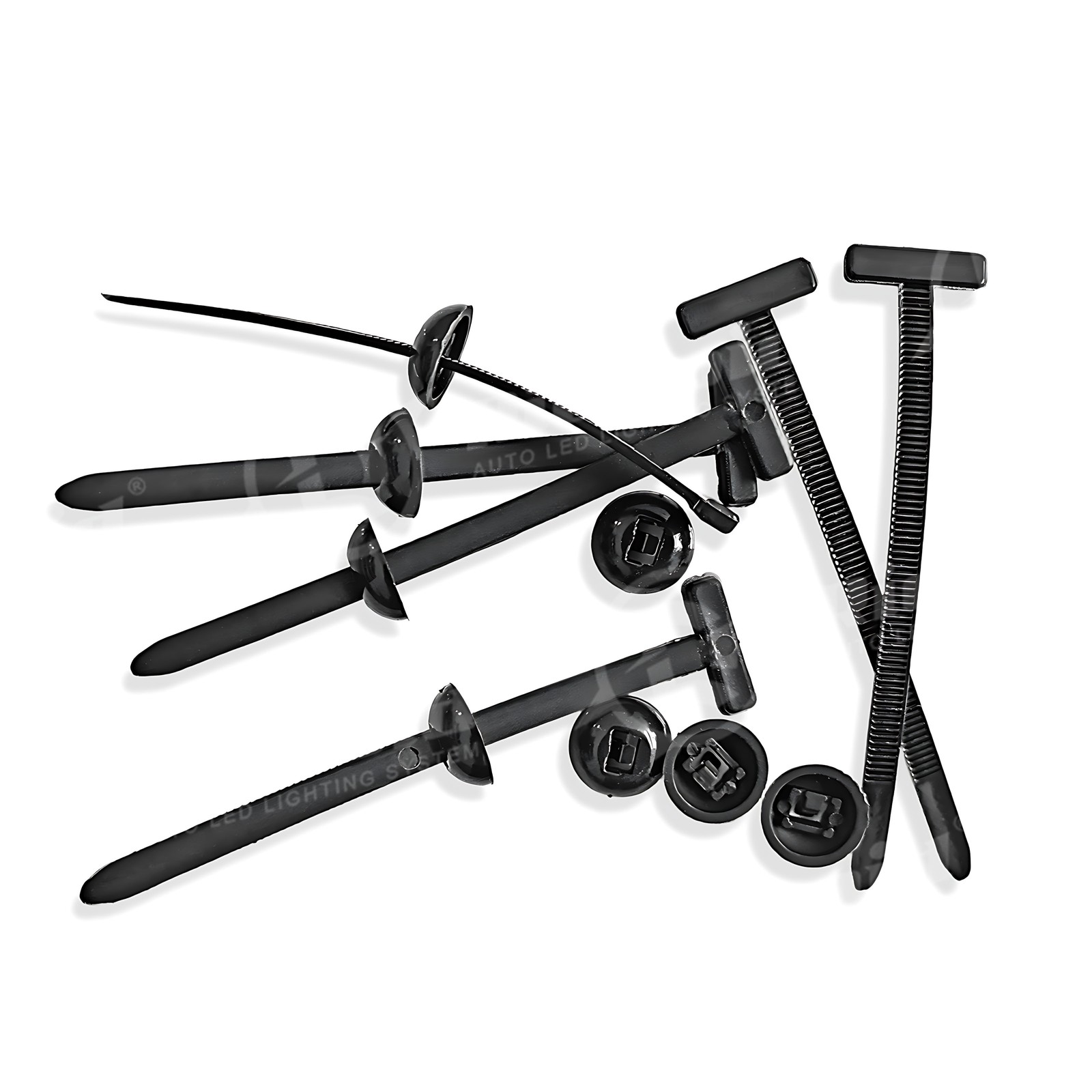 50-500pcs Nylon Universal Cable Tie Buckle Heavy Duty Self-Locking Free Shipping