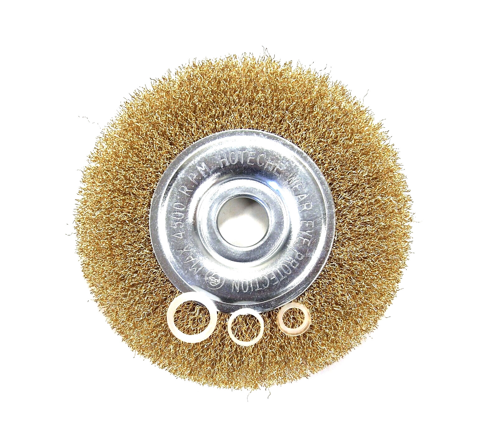 2PC 6» Crimped Wire Wheel Brush 1/2» Thick Deburring Bench Grinder 590306