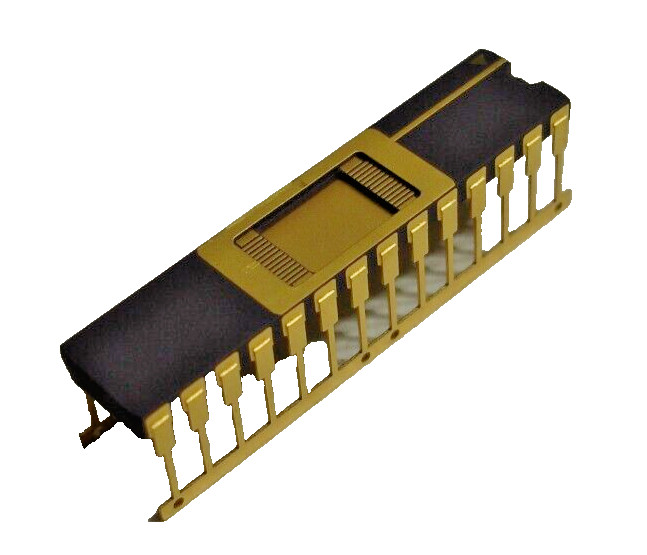 Chip carrier ceramic-gold C-DIP 28 pin 13-029-028 SILVERGLASS