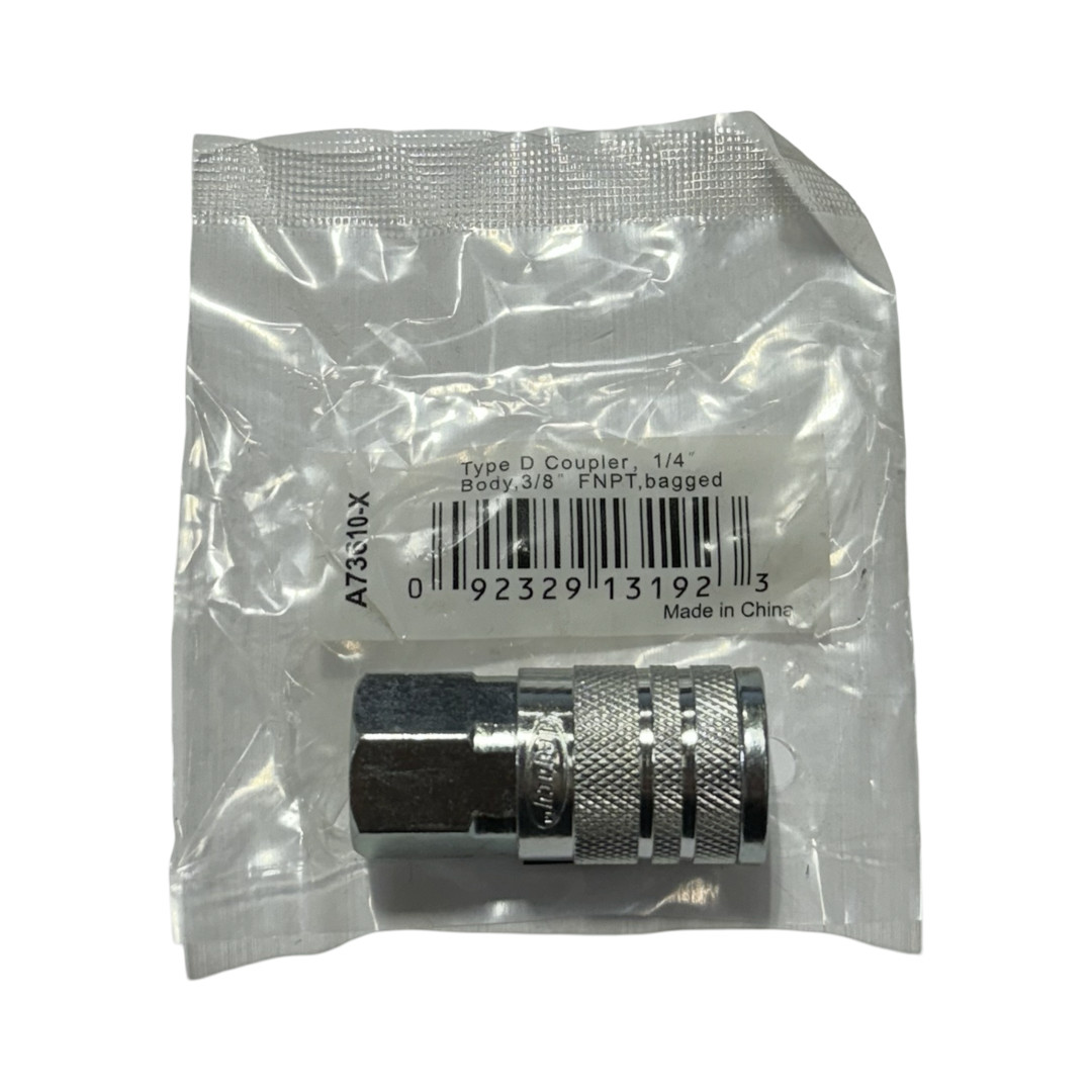 Legacy Type D Coupler 1/4″ Body 3/8″ FNPT
