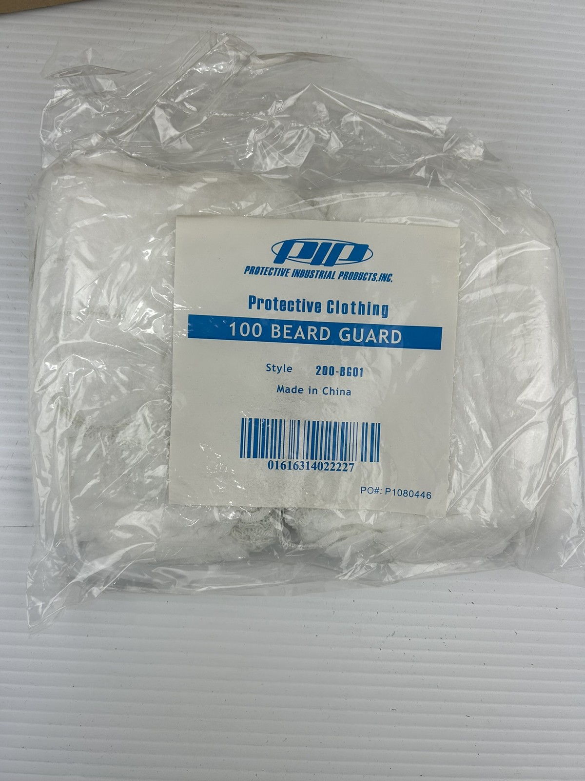 PIP Protective Industrial Products 200-BG01 White Beard Guard – Box of 900