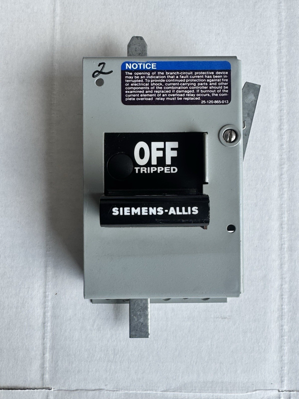 Siemens Model 90 MCC Handle Mech 25-135-017-521