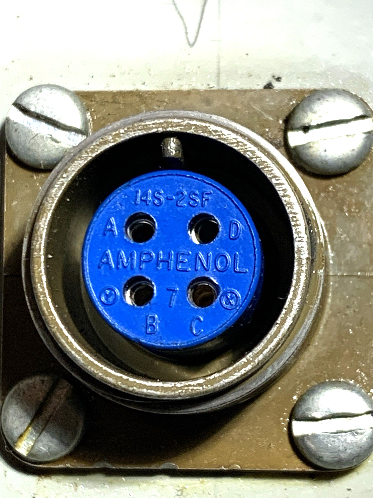 Hoffman Enclosure A-808CH, A-GLK2, 24226-001, Amphenol I4S-2SF, RdF 92-5-0102 *