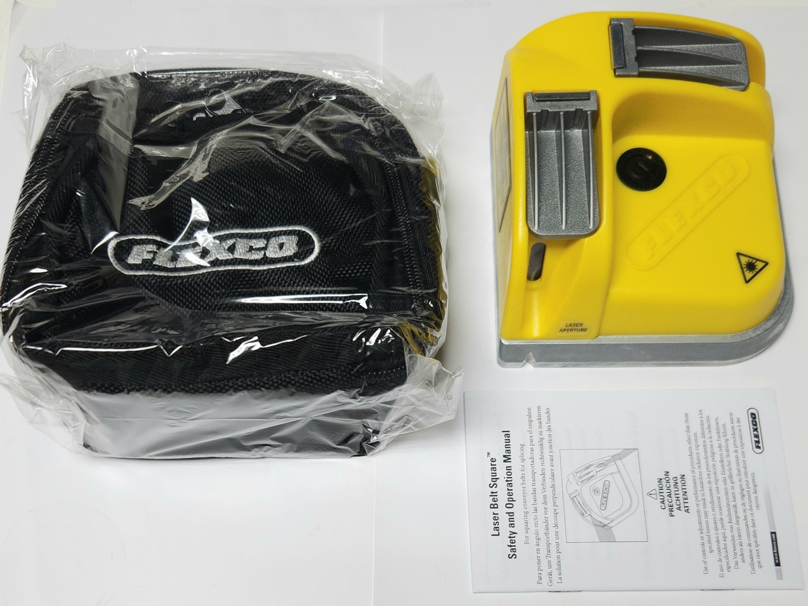 FLEXCO 04305 LASER Belt Square with Carrying Case