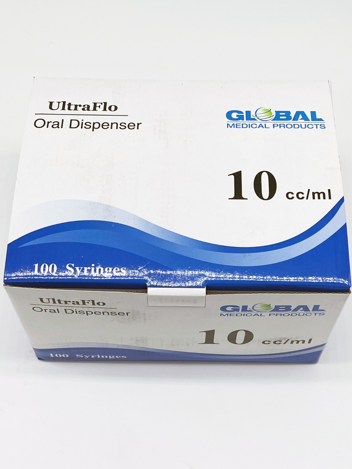 10cc ULTRA-FLO ORAL Syringes 10ml Sterile NEW Syringe+CAP -2 Teaspoon -100- Pack