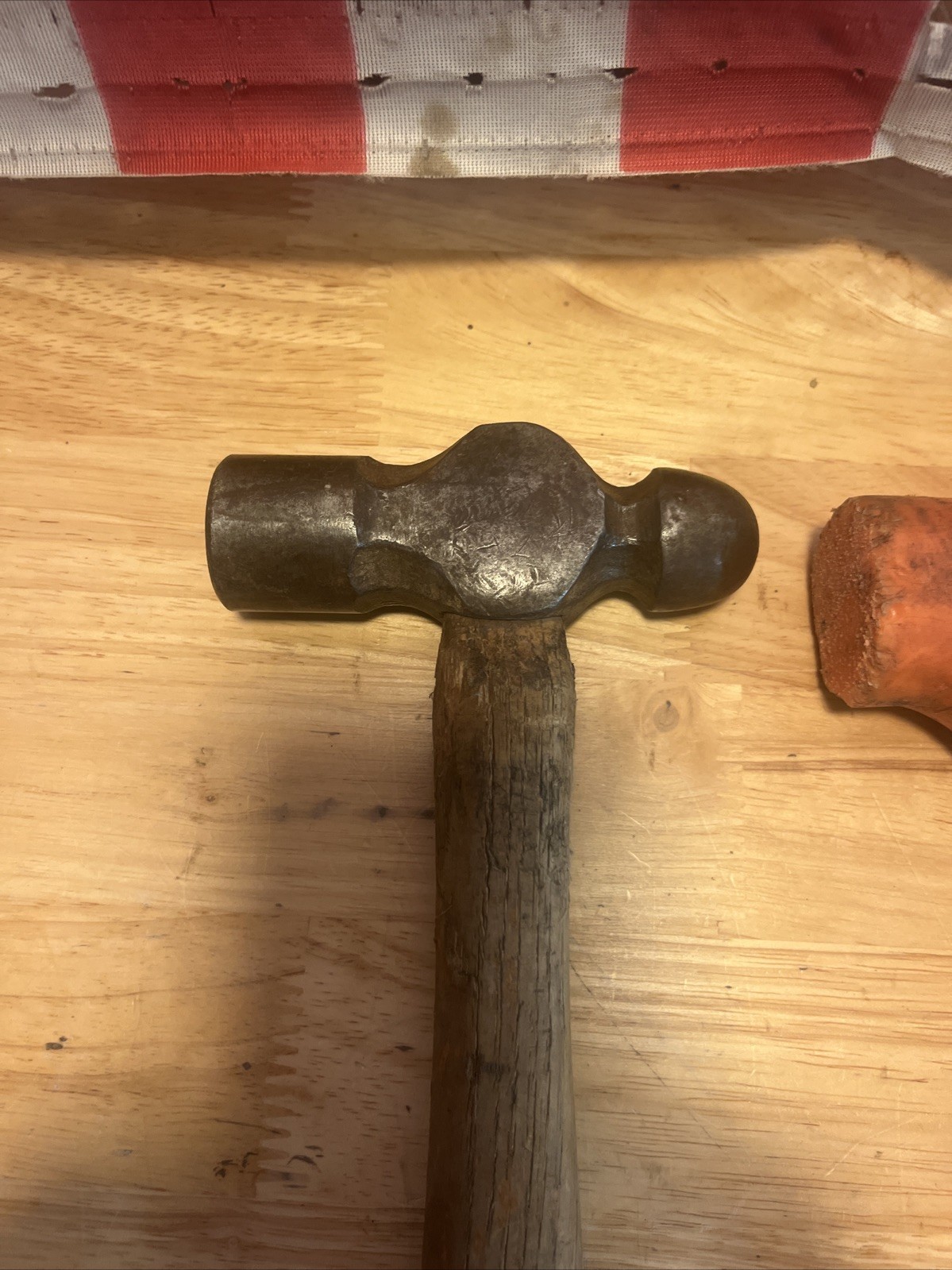 USED 3 Mechanics Hammers: 40oz Mini Sledge, 24oz Ball Peen, 20oz Non Marring