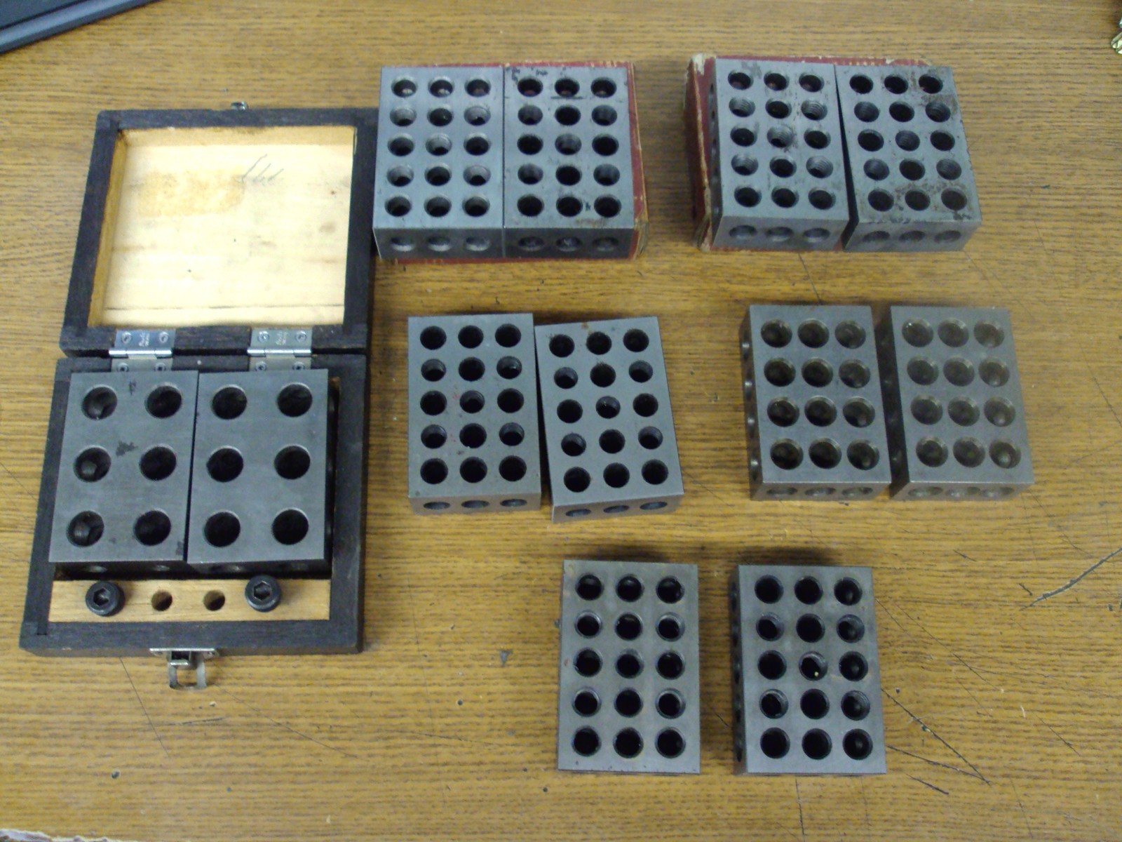 Shars 6 Pairs Precision 1-2-3 Blocks B488