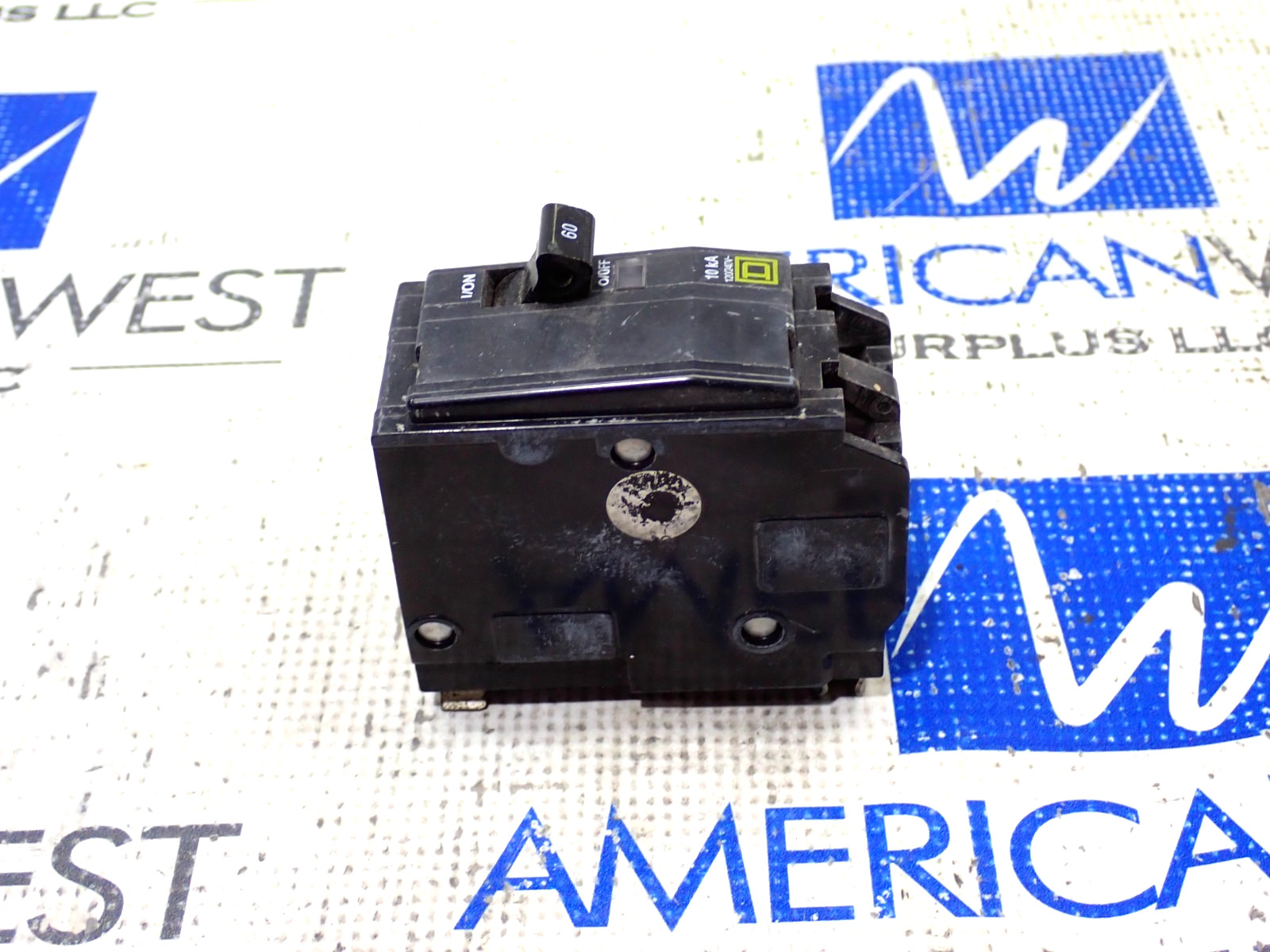 Square D QO260 2 Pole 60 Amp 120/240 Volt 10kA Type QO Plug On Circuit Breaker