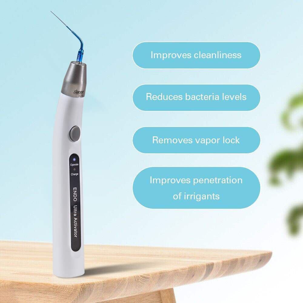 Dental Endo Ultra Activator Ultrasonic Irrigator Root Canal Handpiece & Tips Kit