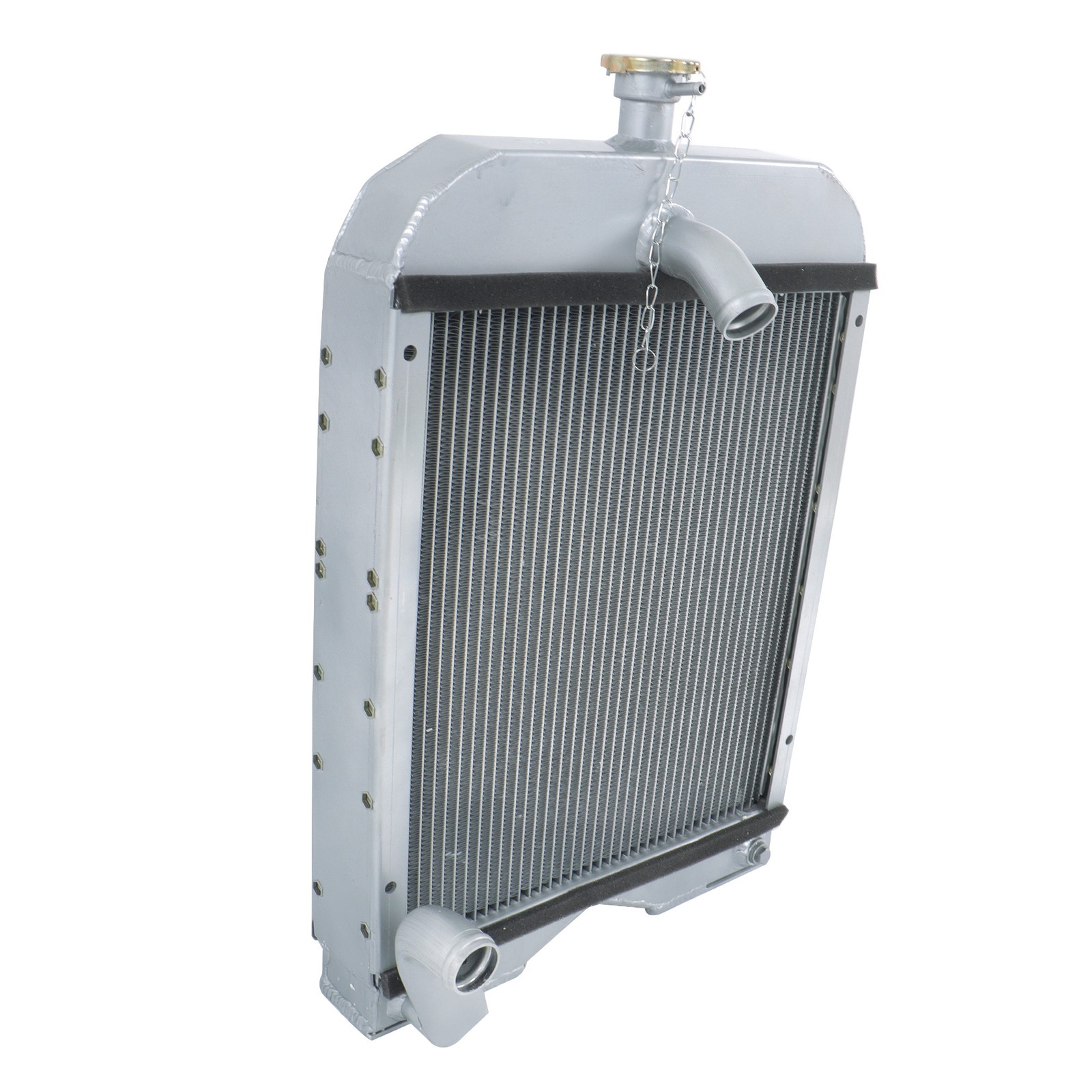 8N8005 86551430 2 low Full Aluminum Radiator For Ford Tractor 2N 8N 9N Model