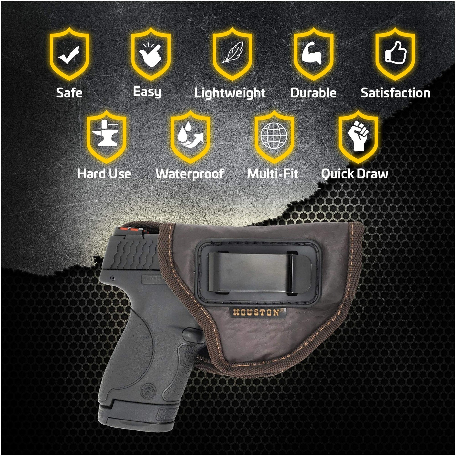 Inside Waistband Gun Holster for Men/Women for Glock 26/27/33, M&P Shield, XD…
