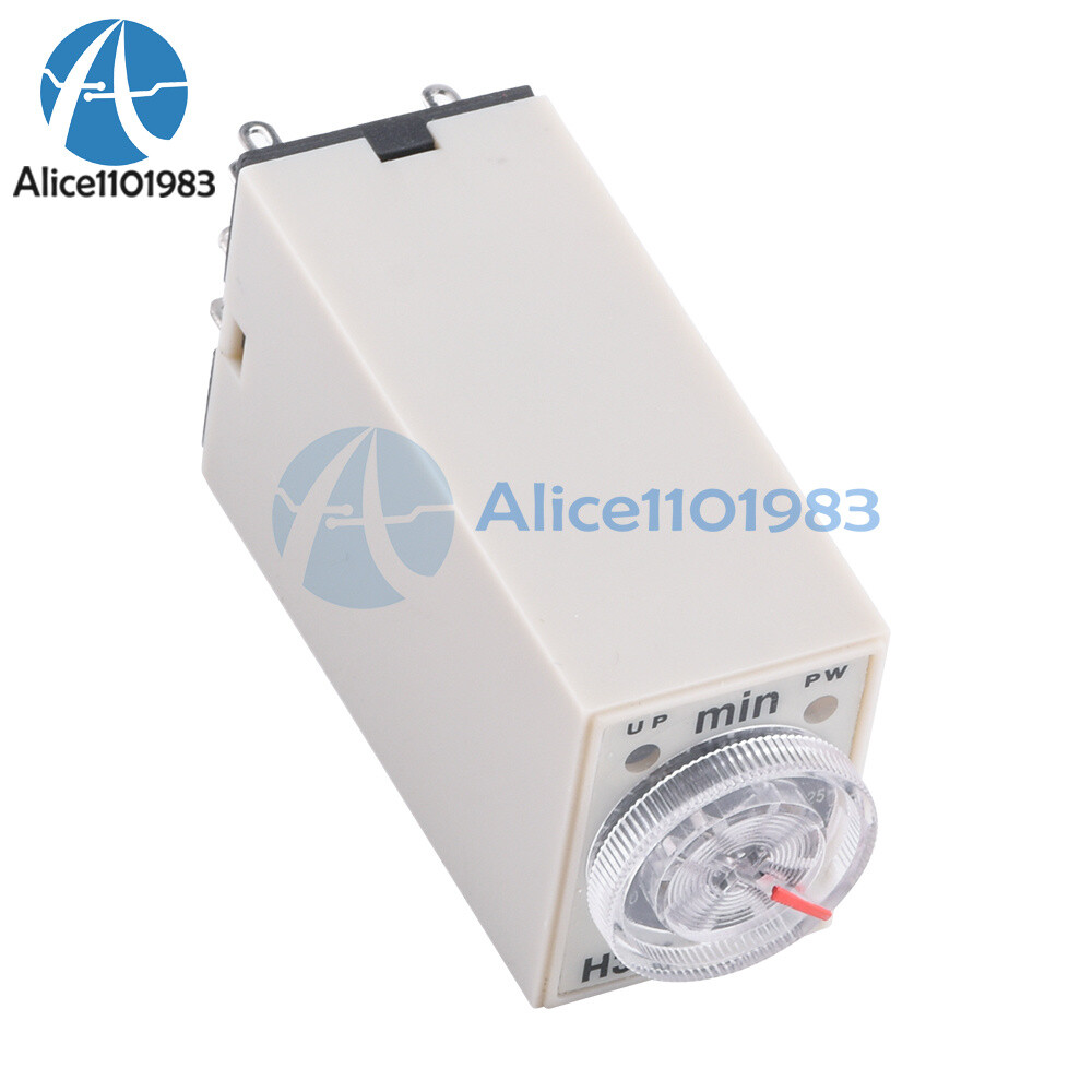 H3Y-2 220VAC 8P 0-30 Minutes Timing Delay Range DPDT Relay Timer