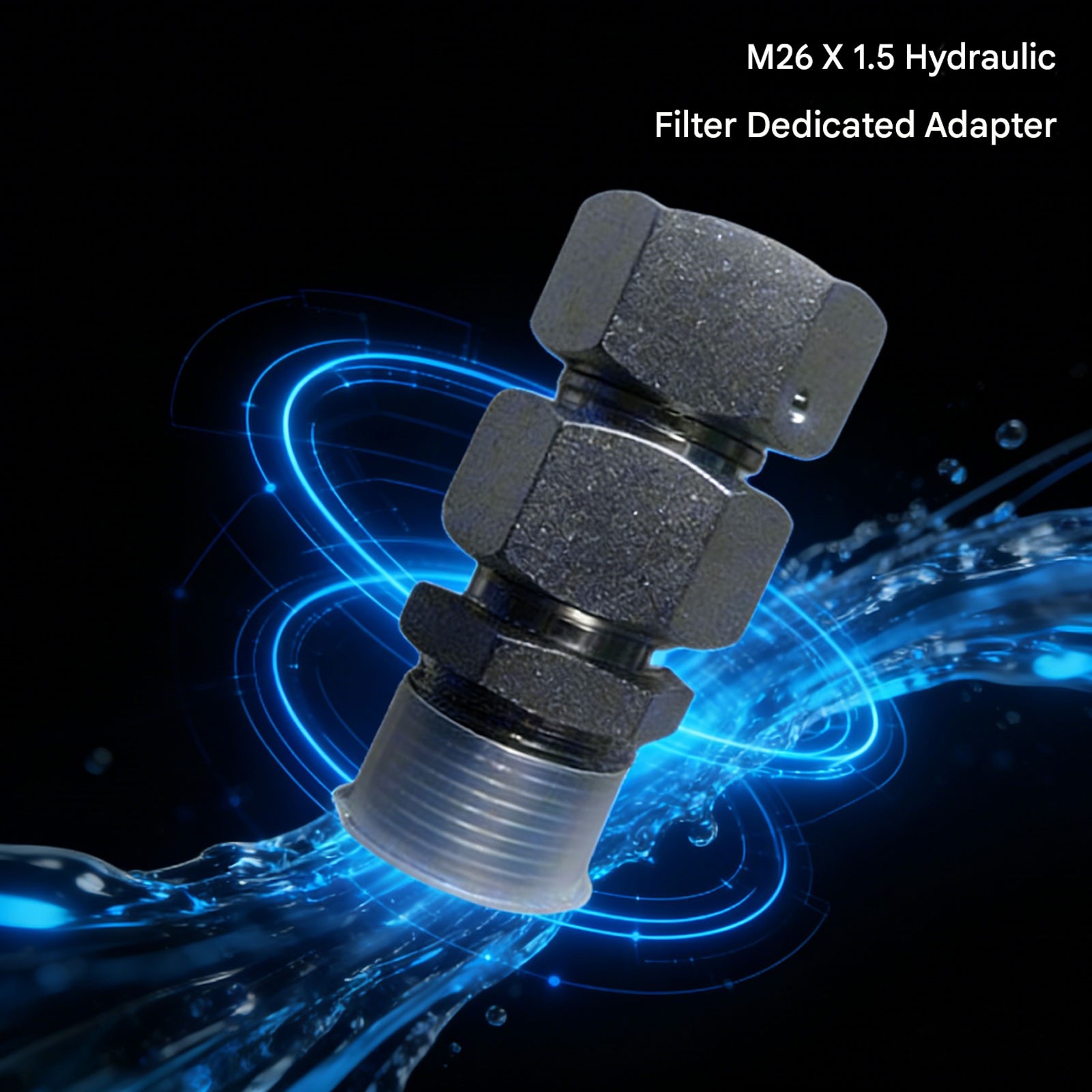 Mini Excavator M22 X 1.5 Hydraulic Filter Adapter1p8kZ