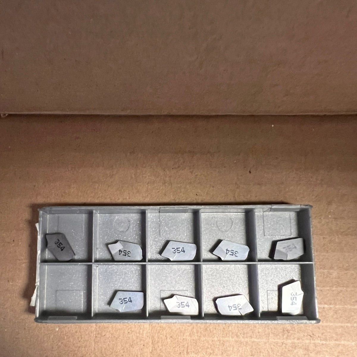 ISCAR GTN-3 IC354 CARBIDE CUTOFF INSERT – LOT OF 9 NEW