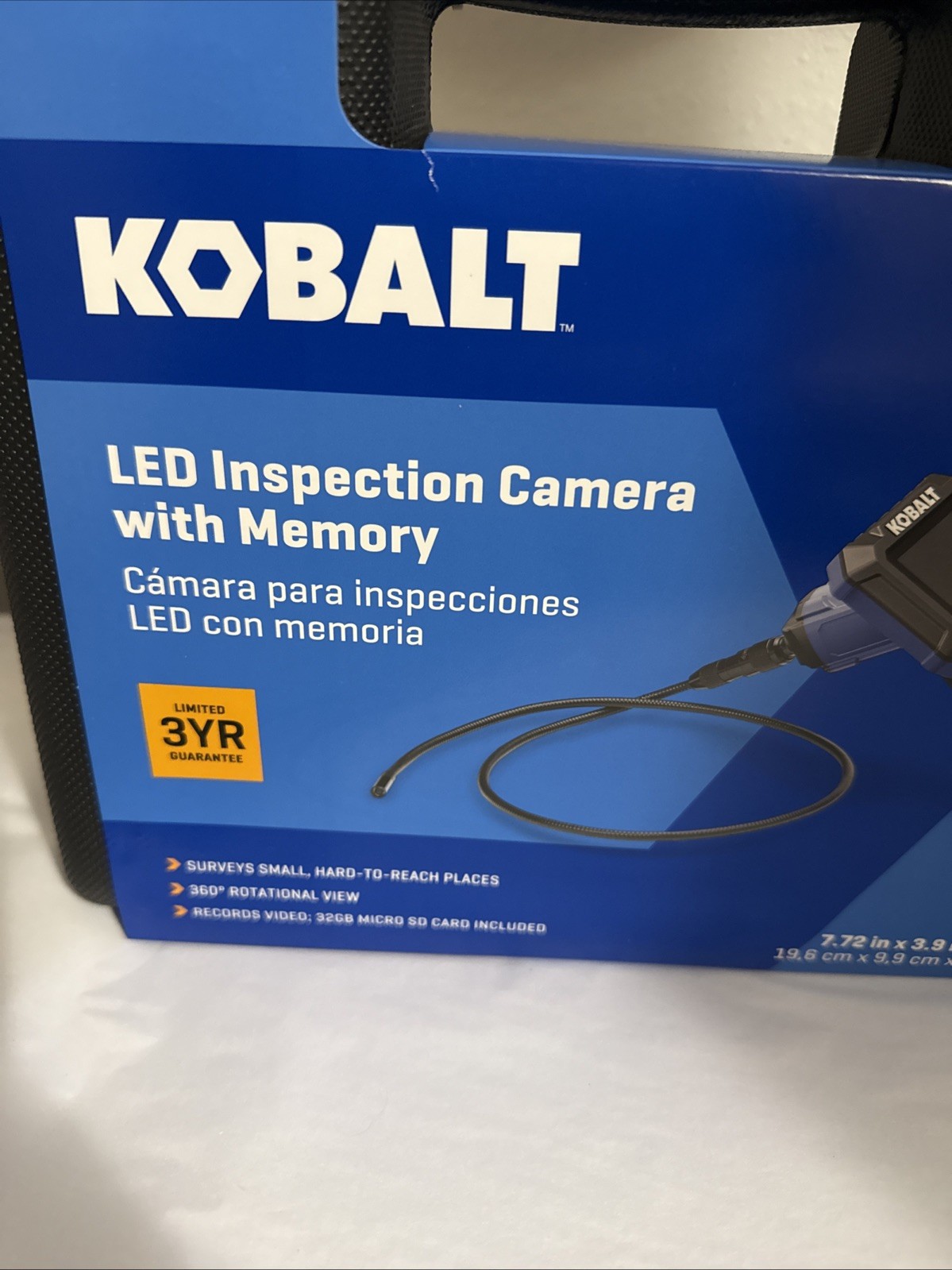Kobalt Handheld LED Inspection Camera w/ 32GB Memory Card & Hard Case New