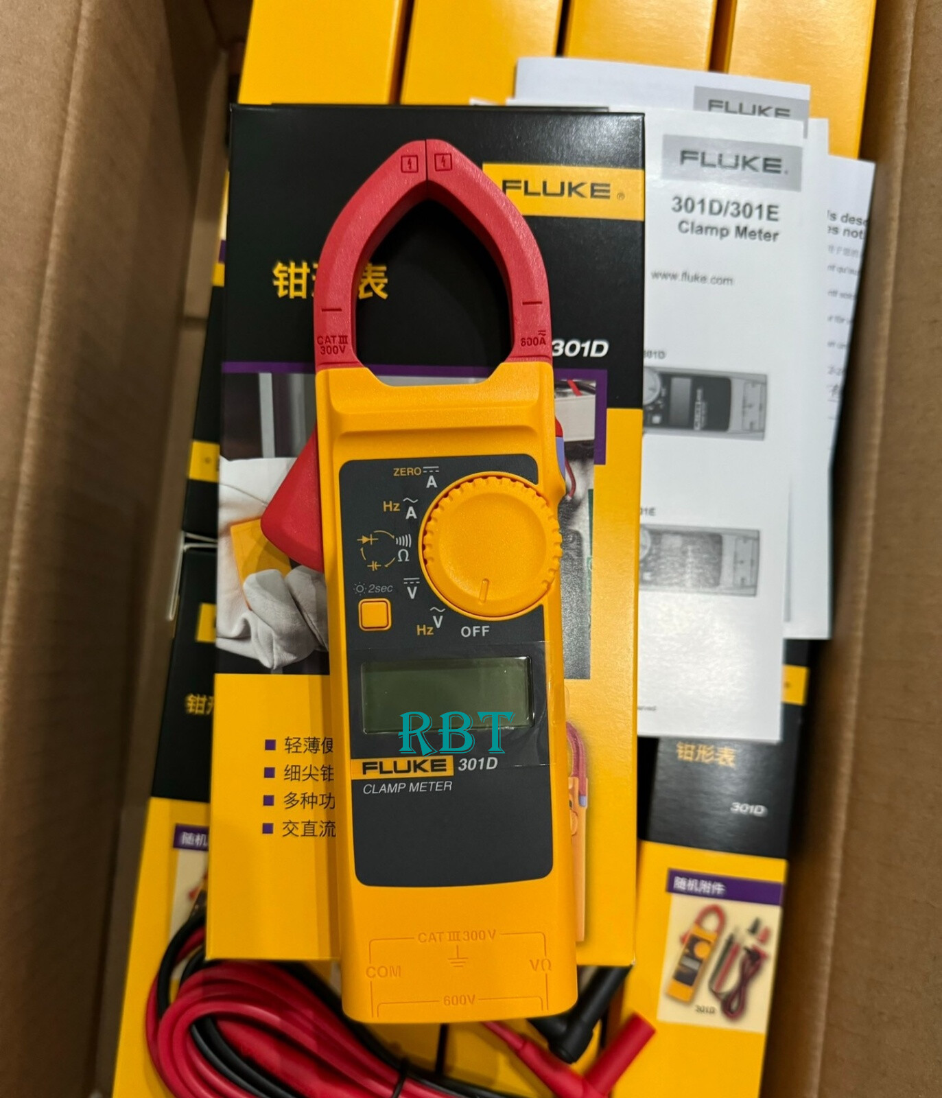 FLUKE 301D 600A Digital Fixture Meter brand new