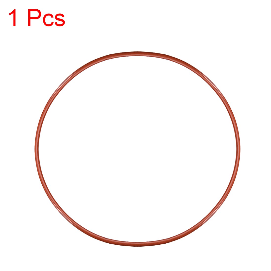 Silicone O-Ring, 100x96x2mm VMQ Seal Rings Sealing Gasket, Red